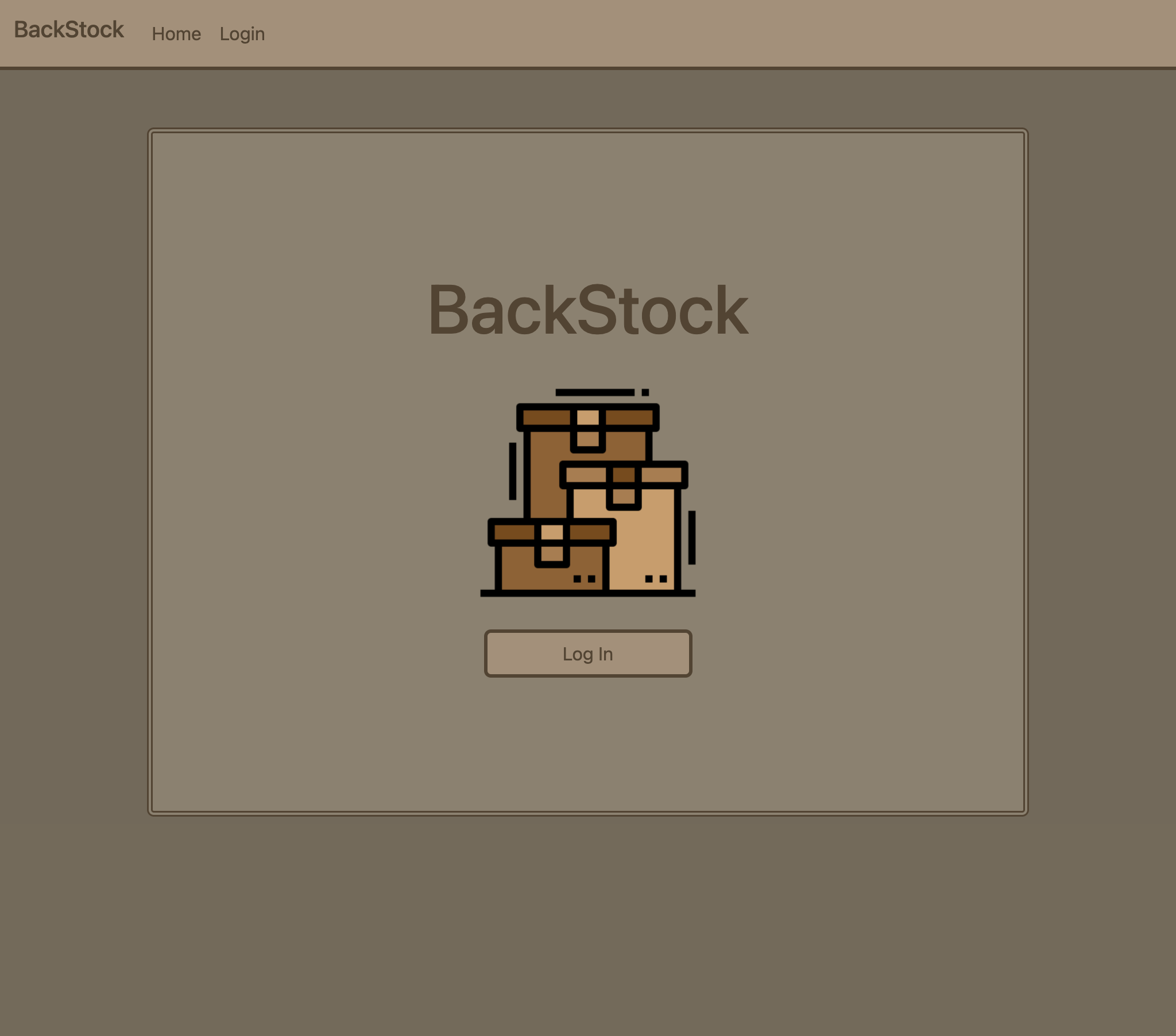 Image of BackStock application
